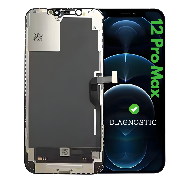 Display diagnostic LTPS iPhone 12 Pro Max 60Hz, Garantie 12 luni (fara eroare)