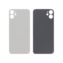 Sticlă capac spate iPhone 11 Alb Large Hole fara logo
