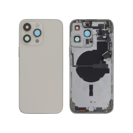 Carcasă completă Full Gold cu MagSafe fara logo pentru iPhone 14 Pro Max