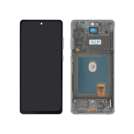 Display complet OLED cu ramă Samsung Galaxy S20 FE / S20 FE 5G Alb