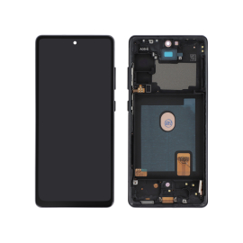 Display complet OLED albastru cu ramă Samsung Galaxy S20 FE 4G/5G (G780F/G781B) Compatibil