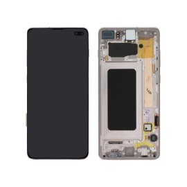 Display complet Samsung Galaxy S10+ (G975F) White Ceramic Service Pack