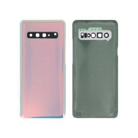 Capac spate Silver Samsung Galaxy S10 5G (G977B) fara logo