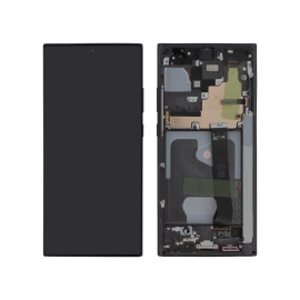 Display Assembly Samsung Galaxy Note 20 Ultra 5G (N985F/N986B) Black, fara Cameră, Service Pack