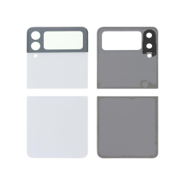Carcasă completă Complet Alb Samsung Galaxy Z Flip3 5G (F711B), fara logo, compatibil