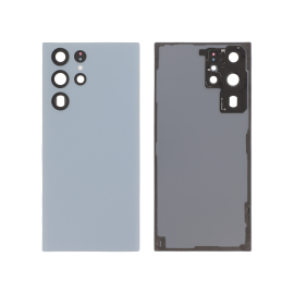 Capac spate Sky Blue Samsung Galaxy S22 Ultra (S908B) fara logo