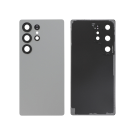 Capac spate Titanium Gray Samsung Galaxy S25 Ultra (S938B) fara logo, compatibil